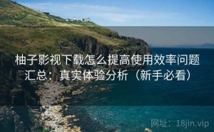 柚子影视下载怎么提高使用效率问题汇总：真实体验分析（新手必看）