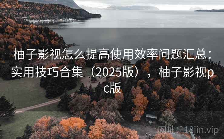 柚子影视怎么提高使用效率问题汇总：实用技巧合集（2025版），柚子影视pc版