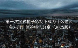 第一次接触柚子影视下载为什么这么多人用？体验报告分享（2025版）