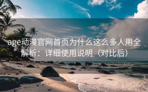 age动漫官网首页为什么这么多人用全解析：详细使用说明（对比后）